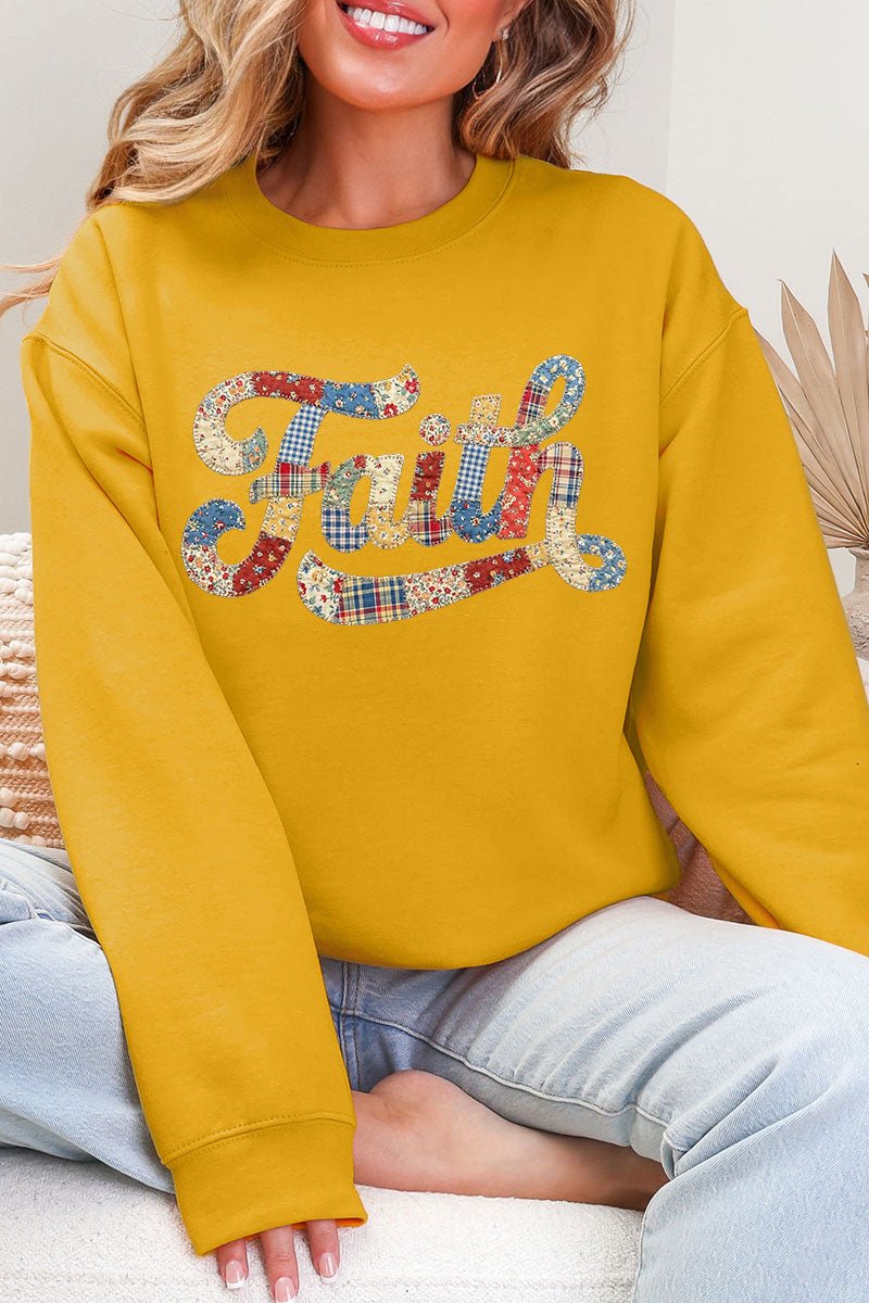 Faith Sewn Sweet Ecosmart Crewneck Sweatshirt - Wholesale Accessory Market