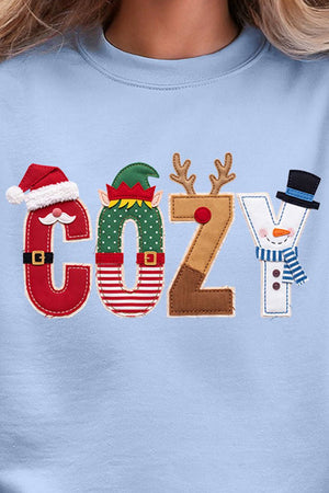 Christmas Characters Cozy Ecosmart Crewneck Sweatshirt - Wholesale Accessory Market