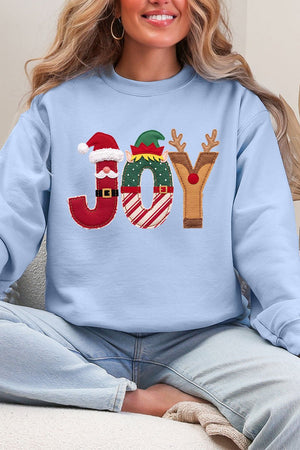 Christmas Characters Joy Ecosmart Crewneck Sweatshirt - Wholesale Accessory Market