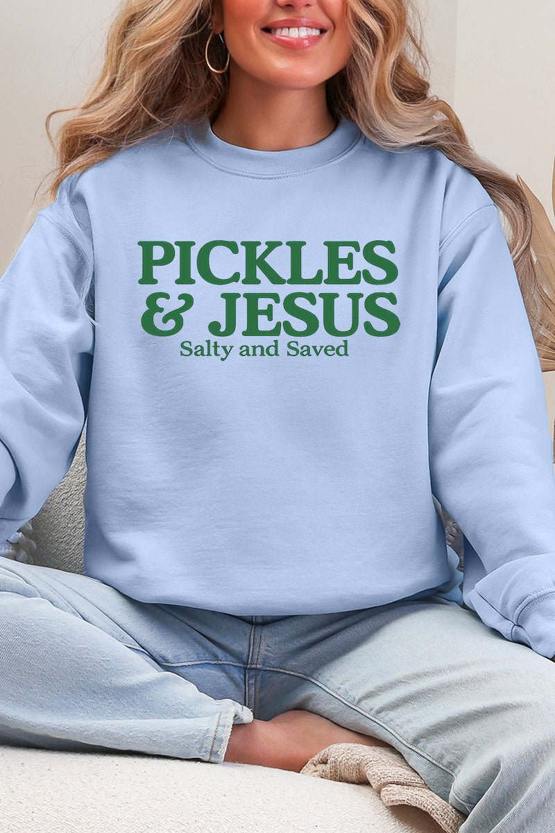 Pickles & Jesus Ecosmart Crewneck Sweatshirt - Wholesale Accessory Market