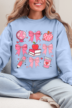 Teacher Love Ecosmart Crewneck Sweatshirt - Wholesale Accessory Market