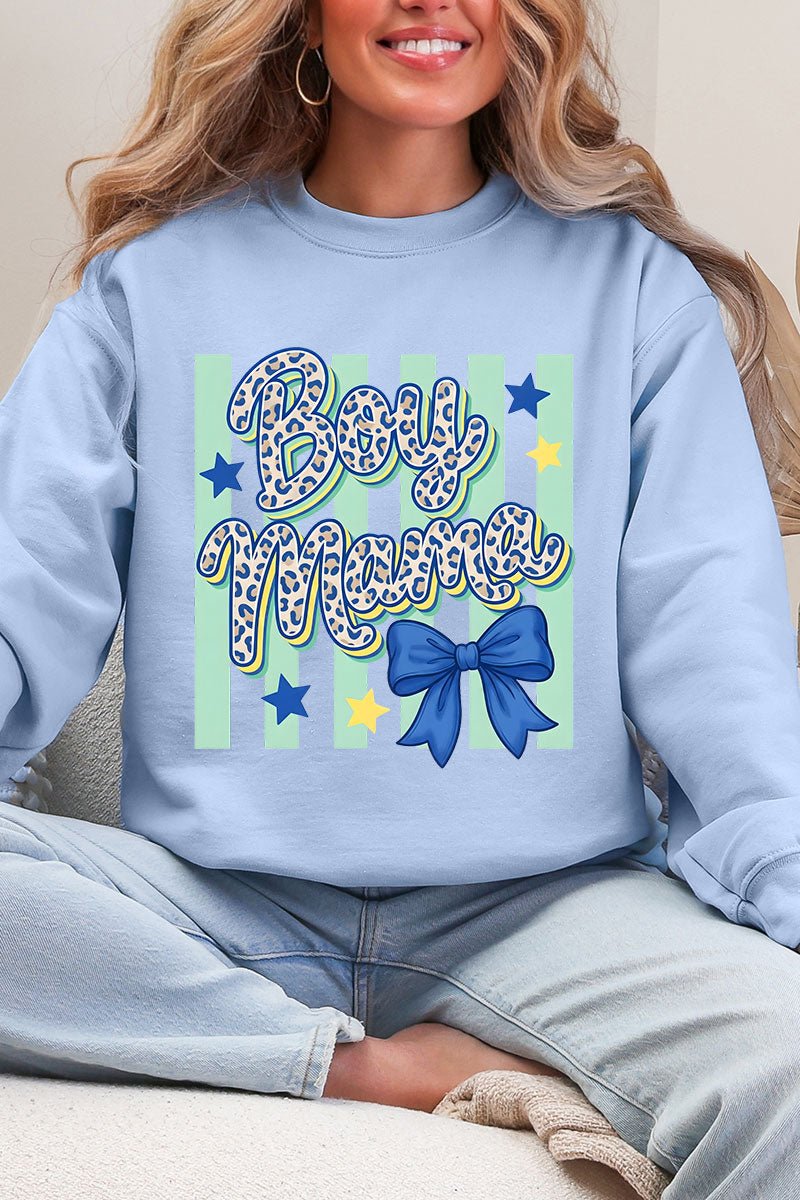 Wild Ones Boy Mama Ecosmart Crewneck Sweatshirt - Wholesale Accessory Market