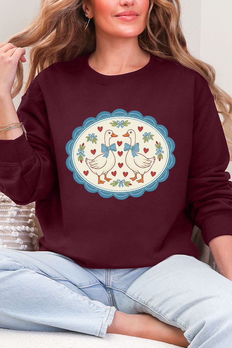 Goosey Little Love Ecosmart Crewneck Sweatshirt - Wholesale Accessory Market