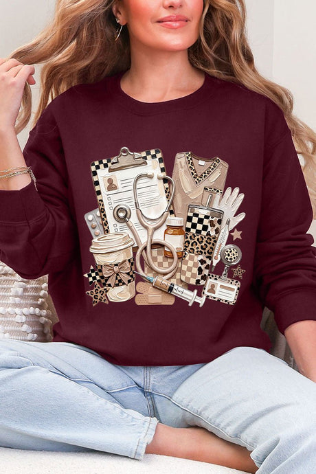 On Call In Style Ecosmart Crewneck Sweatshirt - Wholesale Accessory Market