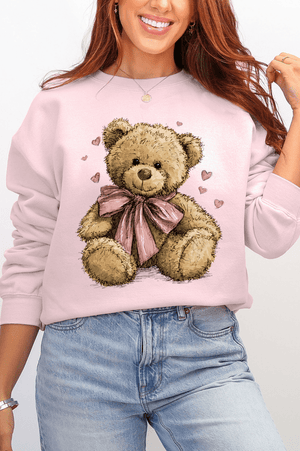 Be Mine Bear Ecosmart Crewneck Sweatshirt - Wholesale Accessory Market