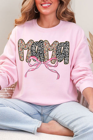 Bubble Mama Ribbon Ecosmart Crewneck Sweatshirt - Wholesale Accessory Market