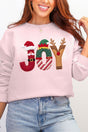 Christmas Characters Joy Ecosmart Crewneck Sweatshirt - Wholesale Accessory Market