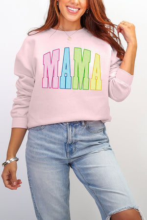 Color Me Loved Mama Ecosmart Crewneck Sweatshirt - Wholesale Accessory Market