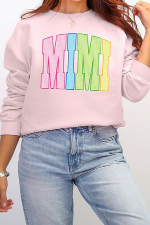 Color Me Loved Mimi Ecosmart Crewneck Sweatshirt - Wholesale Accessory Market