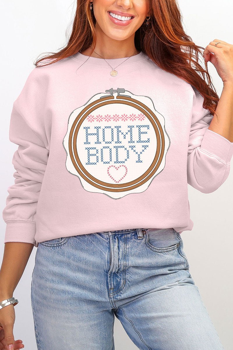 Cross Stitch Homebody Ecosmart Crewneck Sweatshirt - Wholesale Accessory Market