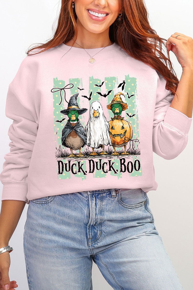 Duck, Duck, Boo Ecosmart Crewneck Sweatshirt - Wholesale Accessory Market