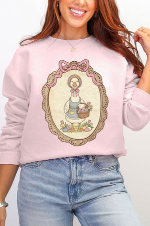 Easter Belle Spring Goose Ecosmart Crewneck Sweatshirt - Wholesale Accessory Market