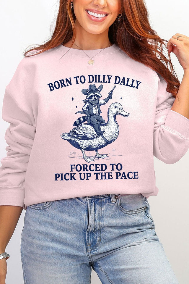 Forced To Pick Up The Pace Ecosmart Crewneck Sweatshirt - Wholesale Accessory Market