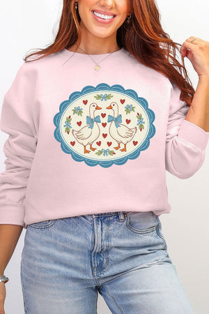 Goosey Little Love Ecosmart Crewneck Sweatshirt - Wholesale Accessory Market