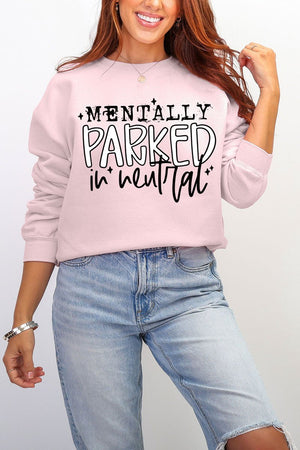 Mentally Parked Ecosmart Crewneck Sweatshirt - Wholesale Accessory Market
