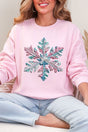 The Painted Snowflake Ecosmart Crewneck Sweatshirt - Wholesale Accessory Market