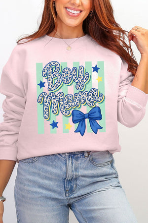 Wild Ones Boy Mama Ecosmart Crewneck Sweatshirt - Wholesale Accessory Market