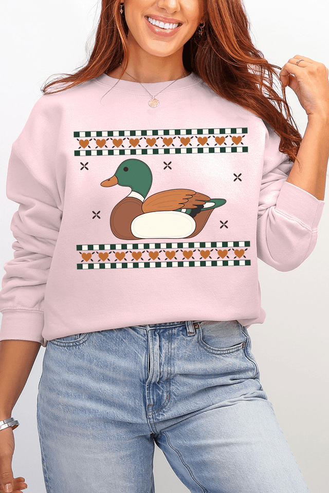 Woodland Duck Ecosmart Crewneck Sweatshirt - Wholesale Accessory Market