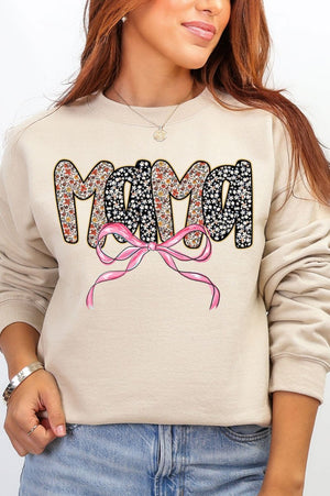 Bubble Mama Ribbon Ecosmart Crewneck Sweatshirt - Wholesale Accessory Market