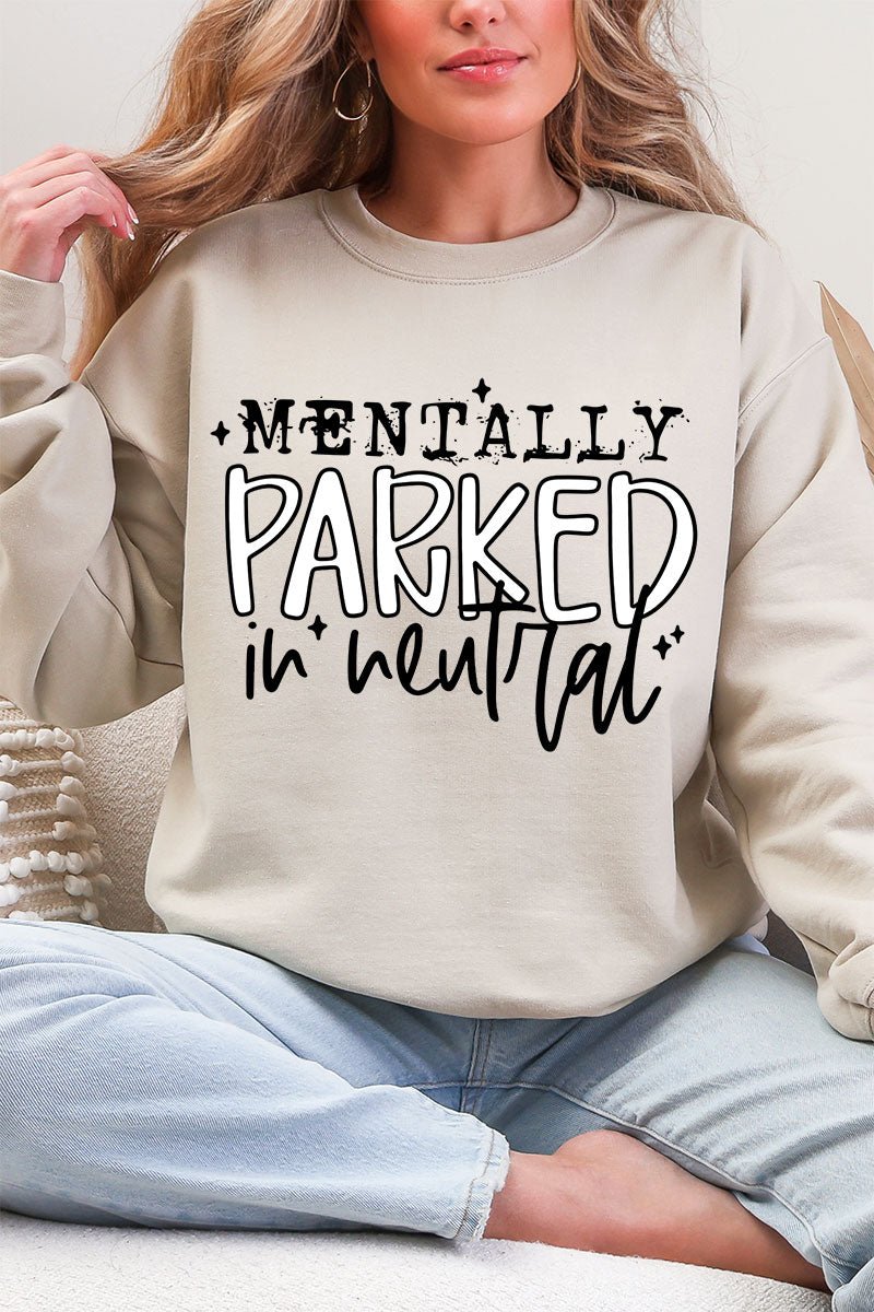 Mentally Parked Ecosmart Crewneck Sweatshirt - Wholesale Accessory Market