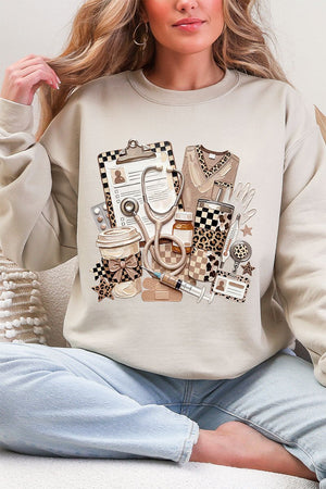 On Call In Style Ecosmart Crewneck Sweatshirt - Wholesale Accessory Market