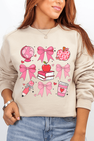 Teacher Love Ecosmart Crewneck Sweatshirt - Wholesale Accessory Market