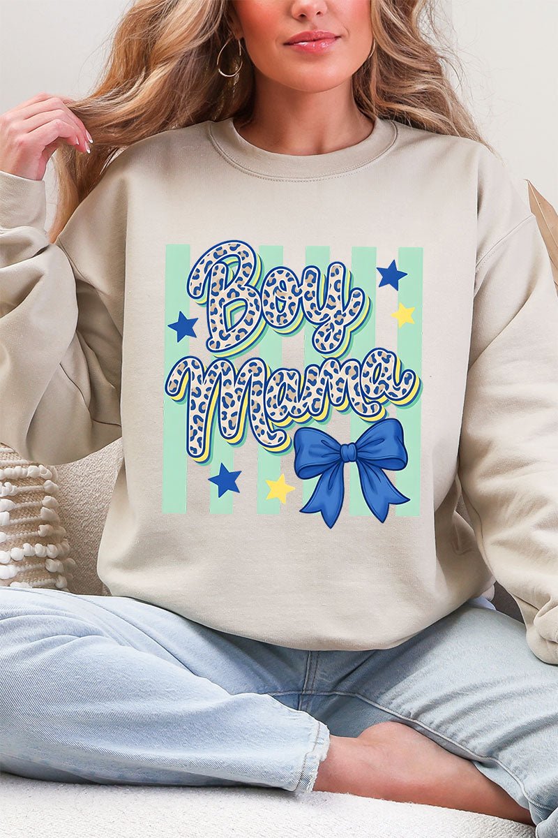 Wild Ones Boy Mama Ecosmart Crewneck Sweatshirt - Wholesale Accessory Market