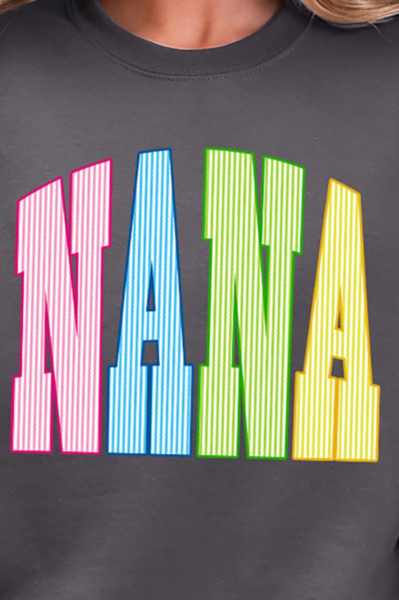 Color Me Loved Nana Ecosmart Crewneck Sweatshirt - Wholesale Accessory Market