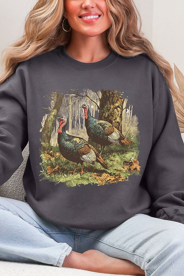 Turkey Trails Ecosmart Crewneck Sweatshirt - Wholesale Accessory Market