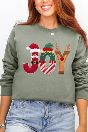 Christmas Characters Joy Ecosmart Crewneck Sweatshirt - Wholesale Accessory Market