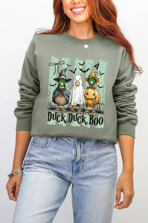Duck, Duck, Boo Ecosmart Crewneck Sweatshirt - Wholesale Accessory Market