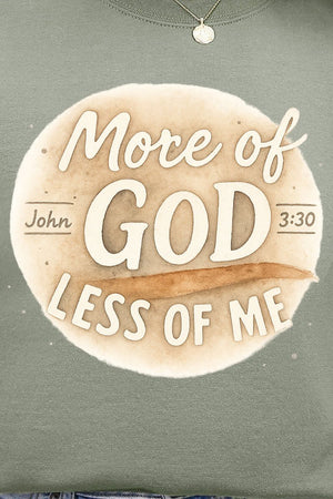 More Of God Less Of Me Ecosmart Crewneck Sweatshirt - Wholesale Accessory Market