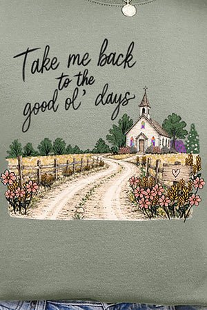 Take Me Back Ecosmart Crewneck Sweatshirt - Wholesale Accessory Market