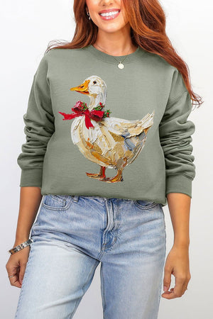 The Painted Goose Coquette Ecosmart Crewneck Sweatshirt - Wholesale Accessory Market