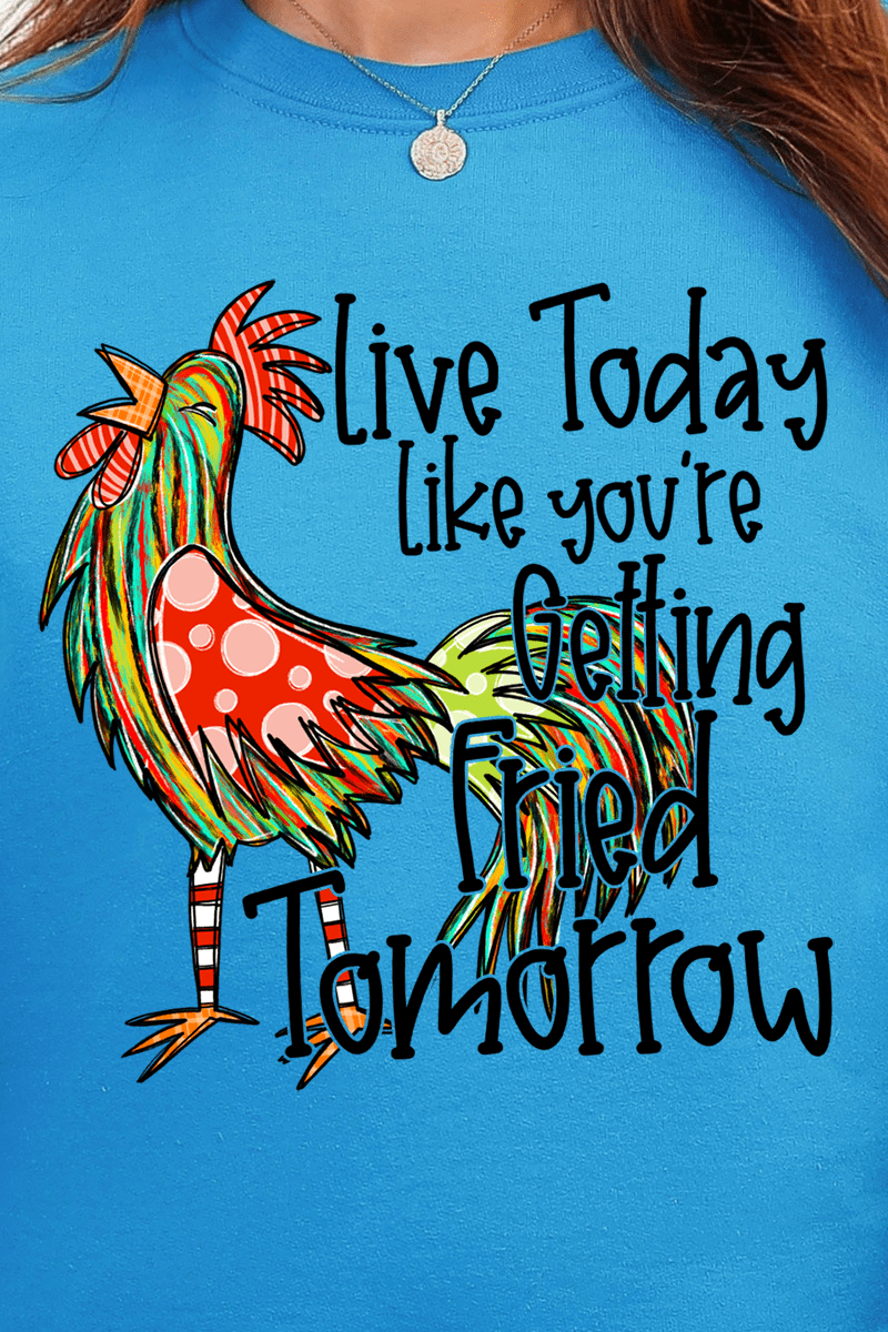 Getting Fried Tomorrow Ecosmart Crewneck Sweatshirt - Wholesale Accessory Market