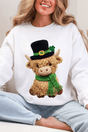 Shamrock & Moo Faux Yarn Ecosmart Crewneck Sweatshirt - Wholesale Accessory Market