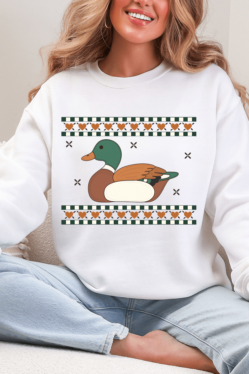 Woodland Duck Ecosmart Crewneck Sweatshirt - Wholesale Accessory Market