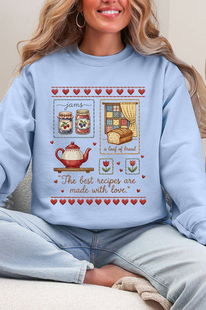 Made With Love Ecosmart Crewneck Sweatshirt - Wholesale Accessory Market