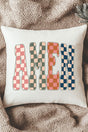 Checkered Amen Decorative Pillow Cover - Wholesale Accessory Market