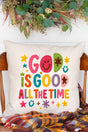 Faux Yarn God Is Good Decorative Pillow Cover - Wholesale Accessory Market