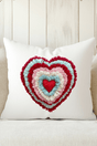 Faux Yarn Heart Collection Decorative Pillow Cover - Wholesale Accessory Market
