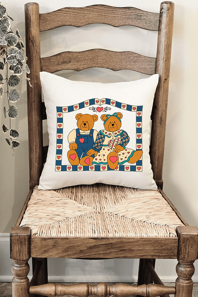 Honey & Hearth Bears Decorative Pillow Cover - Wholesale Accessory Market