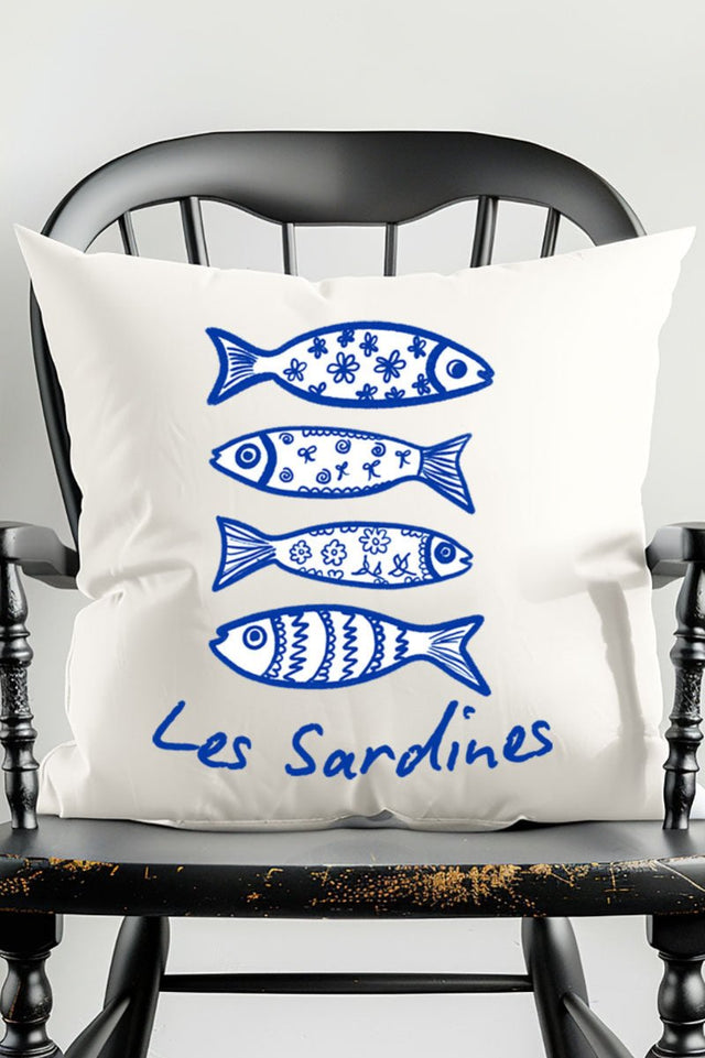 Les Sardines Decorative Pillow Cover - Wholesale Accessory Market