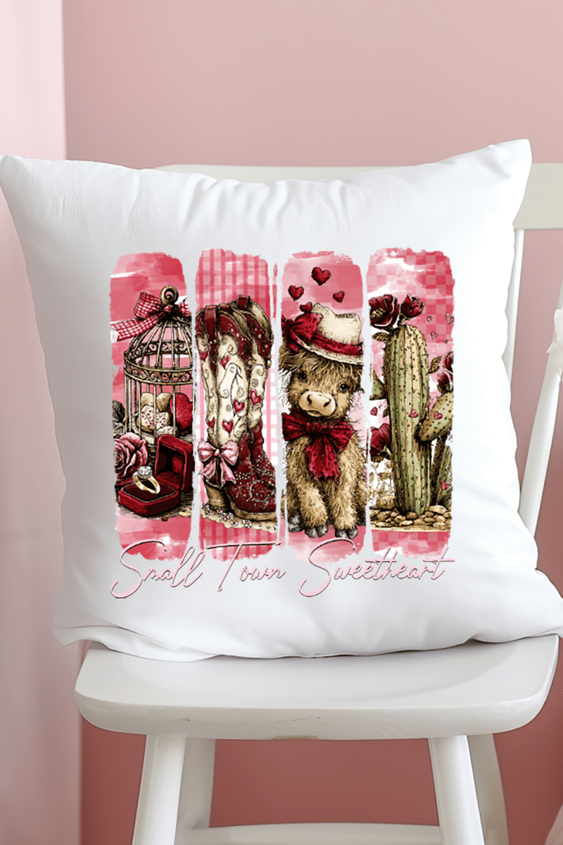 Small Town Sweetheart Decorative Pillow Cover - Wholesale Accessory Market
