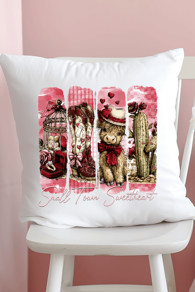 Small Town Sweetheart Decorative Pillow Cover - Wholesale Accessory Market