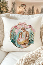 The Painted Baby Jesus Coquette Decorative Pillow Cover - Wholesale Accessory Market