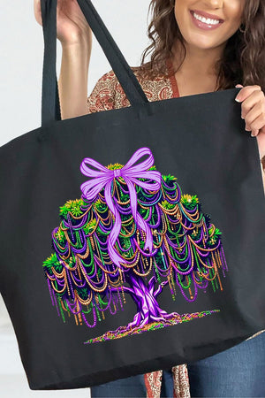 Bayou Bead Tree Canvas Jumbo Tote - Wholesale Accessory Market