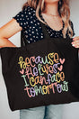 Because He Lives Canvas Jumbo Tote - Wholesale Accessory Market