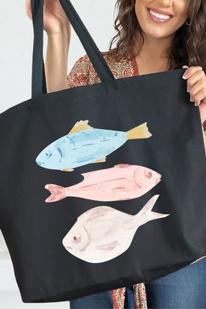Bless Your Gills Canvas Jumbo Tote - Wholesale Accessory Market