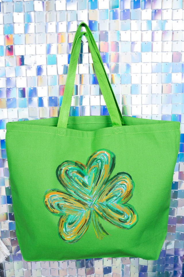 Brushed Clover Canvas Jumbo Tote - Wholesale Accessory Market